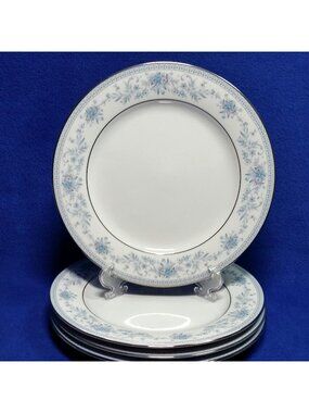 Noritake Blue Hill Salad Plates 8" Pattern 2482 Cottagecore Wedding Set of 4